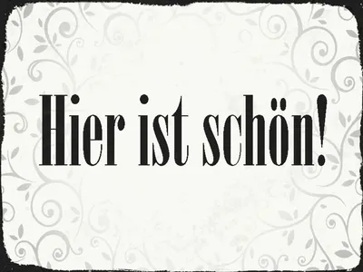 Produktbild von vianmo Holzschild 30x40 cm hier ist schön