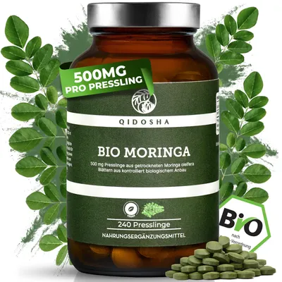 QIDOSHA Bio Moringa oleifera Presslinge hochdosier… – Bild 8