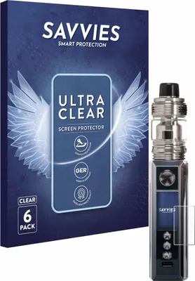 Produktbild von 6x Für Voopoo Drag M100S Schutzfolie Savvies Displayschutz Display Schutz Folie Klar Transparent