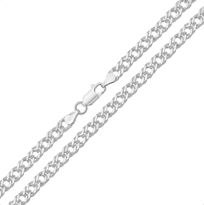 Produktbild von 925 Sterling Silber Herren/Damen - Panzer Kette - 66cm*6mm; TRS16731L26
