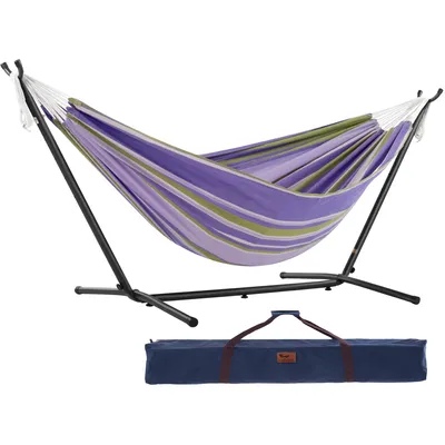 Immagine prodotto di Amaca Doppia In Cotone Con Supporto (250 Cm) - Tranquillità