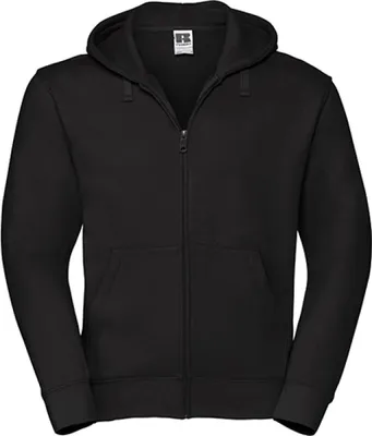 Produktbild von Russell R-266M-0 | Authentic Zipped Hood - Farbe: Black - Größe: XS