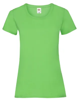 Image de Fruit of the Loom - T-shirt « Valueweight » pour femmes LT2232 (XXL) (citron vert)
