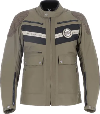 Produktbild von Helstons Sand wasserdichte Motorrad Textiljacke, khaki, S