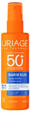 Image de Bariésun Spray sans parfum SPF 50+ Uriage 200 ml