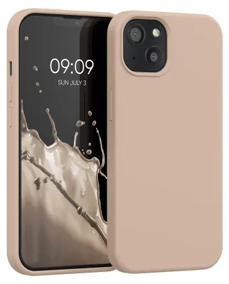 Produktbild von kwmobile Handyhülle für iPhone 13 Hülle, für iPhone 13 Case - Hülle Silikon - kabelloses Laden - Perlmutt