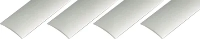 Immagine prodotto di Alberts 498511 Profilo di transizione, alluminio, anodizzato argento, 1000 x 40 mm, set da 4