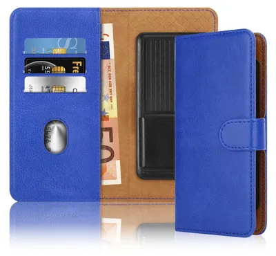 Immagine prodotto di Cadorabo custodia per Xiaomi RedMi NOTE 8 custodia per cellulare in BLU con slot per schede, 360 gradi di copertura protettiva per flip- Flip Case Book Cover Custodia per cellulare in Finto cuoio