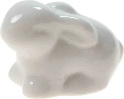 Produktbild von Hase Pit klein Keramik weiß 4x3x2,5cm Osterhase Ostern , Menge:1 St.