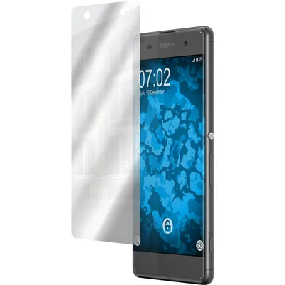Produktbild von 4er-Pack PhoneNatic Displayschutzfolien verspiegelt  kompatibel mit Sony Xperia XA