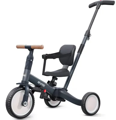 Obrázok produktu pre Trojkolesový bicykel 5 v 1 s rúčkou pre deti od 1 do 3 rokov