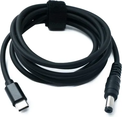 Produktbild von SYSTEM-S DC 20V Kabel 150 cm 5,5 x 2,1 Stecker zu USB 3.1 Typ C Stecker