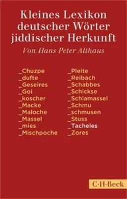 Zdjęcie produktu dla Kleines Lexikon deutscher Wörter jiddischer Herkunft