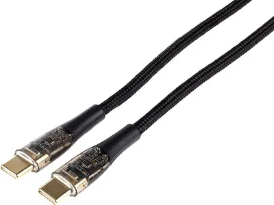 Immagine prodotto di WAYME Cavo di ricarica e sincronizzazione, intrecciato in microfibra, 120 cm, USB-C > USB-C PD, max 100W
