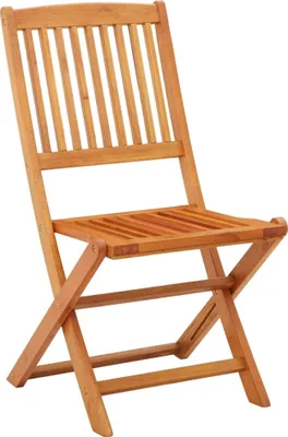 Immagine prodotto di Sedie da Giardino Pieghevoli 2pz in Legno Massello di Eucalipto