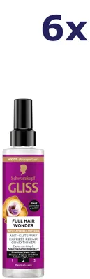 Produktbild von 6x Gliss Kur Anti-klit Spray 200 ml Full Hair Wonder