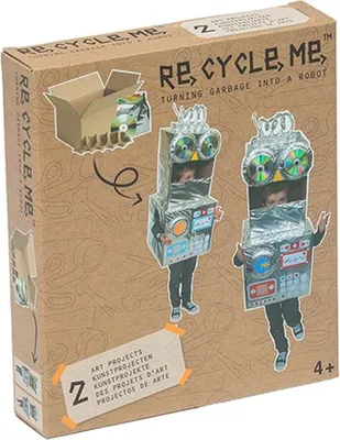 Produktbild von Re-Cycle-Me Themenbox Make a Robot - Bastelset Re-Cycle-Me