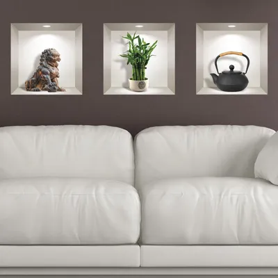 Obrázek produktu pro 3D samolepka s japonským motivem, 40 x 120 cm