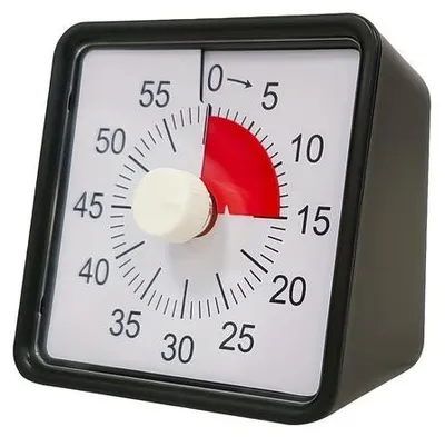 Immagine prodotto di Timer silenzioso da 60 minuti – Timer visivo per ufficio e cucina
