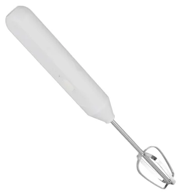 Image de Batteur à œufs électrique à main, mousseur à lait électrique, mixeur à café, mixeur à milk-shake, mousseur, ustensiles de cuisine, blanc