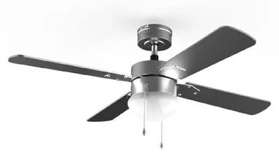 Obrázek produktu pro Cecotec 05840, Domácí vrtulový ventilátor, Nerezová ocel, Strop, 132 cm, Páčka, 8 h