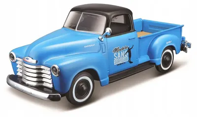 Obrázek produktu pro Maisto Chevrolet 3100 Pickup Model auta modrý 1/25