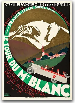 Produktbild von Poster - Canvas - Leinwand - 59,4 cm x 84,1 cm - Fotoposter - Leinwandkunst - Mont Blanc