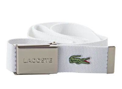 Immagine prodotto di LACOSTE cintura Casual Woven Strap W130 Bright White bianco