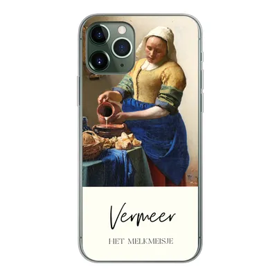 Produktbild von MuchoWow® Handyhülle Schutzhülle Hülle für iPhone 11 Pro Kunst - Milchmädchen - Vermeer Silikon Softcase Handy Hülle - Handy