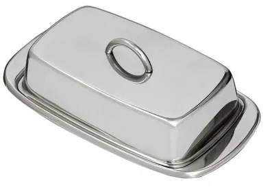 Produktbild von Kelomat Butterdose aus Edelstahl rostfrei für 250g Butter