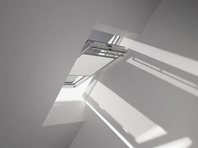 Produktbild von VELUX Vorteils-Set Hitzeschutz-Markise transparent schwarz und Wabenplissee Faltstore weiß FOP CK02 1045S