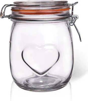 Obrázok produktu pre ORION konzervačná nádoba s otočnou zátkou patentovaná sklenená nádoba BELA 0,75l HEART