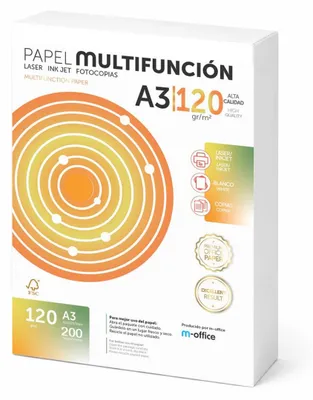 Produktbild von A3 Papier 120g 200 Blatt, Multifunktionspapier für Laser- und Tintenstrahldrucke
