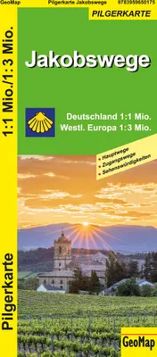 Produktbild von Jakobswege Deutschland und westliches Europa