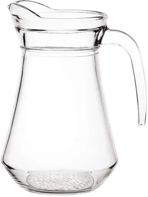 Productafbeelding van Glas Waterkan, 1 L, Set van 6