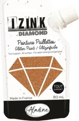 Immagine prodotto di Vernice diamantata IZINK Diamond - color rame, 80 ml