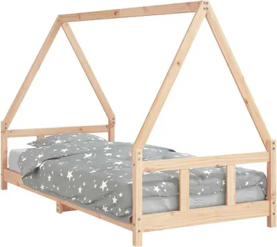 Produktbild von vidaXL Kinderbett 90x200 cm Massivholz Kiefer