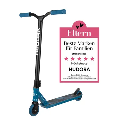 Produktbild von HUDORA Stunt Scooter XQ-12.1 - blau - robuster Stuntroller für Tricks