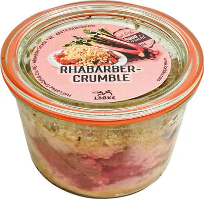Produktbild von Gebackener Rhabarber-Crumble