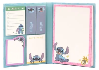Productafbeelding van Erik - Notitieboekje met Disney Stitch post-it stickers, premium kwaliteit