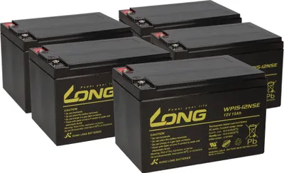 Image de Batterie WP15-12NSE 60V 15Ah (5x12V 15Ah) pour scooter électrique E-Roller