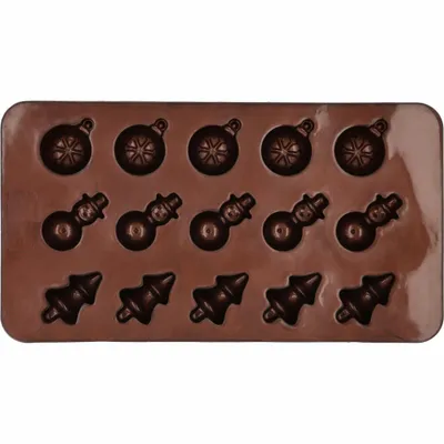 Immagine prodotto di 4 Set di 2 stampi per cioccolatini Xmas - Birkmann