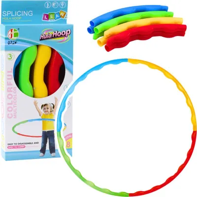Produktbild von Hula-Hoop-Reifen Mit Laschen Folding Farbe 8 Stück 60Cm