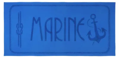 Immagine prodotto di Anemoss Anchor telo mare, telo da bagno multiuso, spiaggia, palestra, telo assorbente e ad asciugatura rapida, per uomo e donna, 100% cotone, 70x140 cm, blu notte