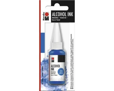 Productafbeelding van Marabu12160059057 Marabu Permanente Inkt, alcoholinkt, enzianblauw, 20 ml