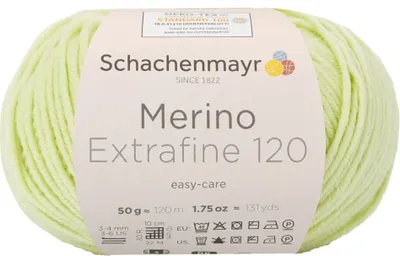 Produktbild von Schachenmayr Merino Extrafine 120, 50g Limone Handstrickgarne