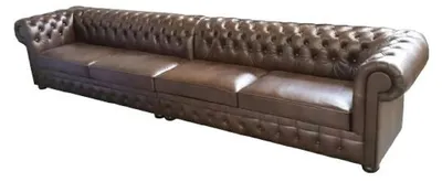 Immagine prodotto di Divano Chesterfield XXL 430cm per 7 persone Divano imbottito in Similcuoio