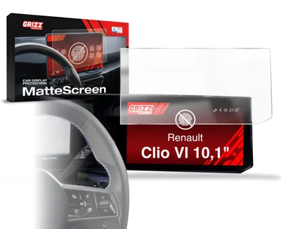 Produktbild von Matte Autodisplayfolie für Renault Clio 6 10,1" (2026), Grizz Protector