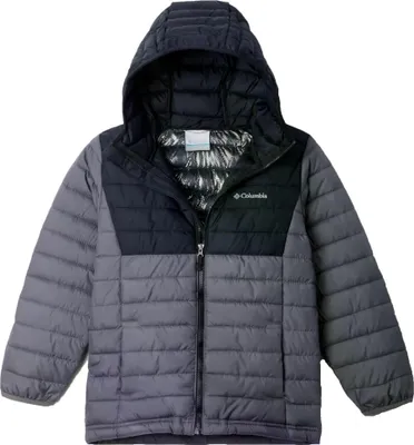 Immagine prodotto di Chaqueta Niño Del Marchio Columbia Del Modello Powder Lite Ii Hooded Jacket Grigio