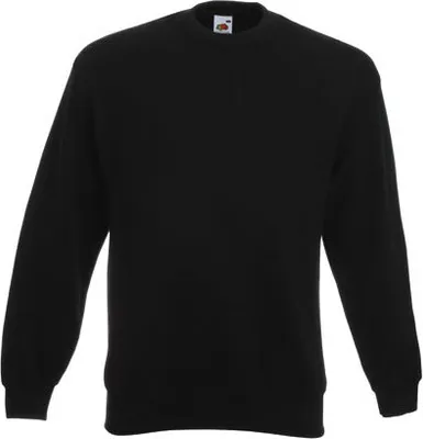 Produktbild von Fruit of the Loom - Classic Set-in Sweat - Black - M